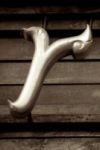 The Letter r_2 - London - Sepia Tone