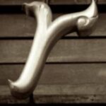 The Letter r_2 - London - Sepia Tone