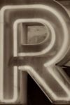 The Letter r_3 - PARIS - Sepia Tone