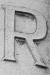 The Letter r_4 - London - Black & White