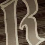 The Letter r_4 - PARIS - Sepia Tone