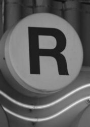 The Letter r_4 - NYC - Black & White
