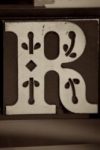 The Letter r_6 - PARIS - Sepia Tone