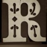 The Letter r_6 - PARIS - Sepia Tone