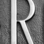 The Letter r_7 - London - Black & White