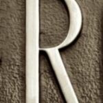 The Letter r_7 - London - Sepia Tone