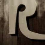 The Letter r_8 - PARIS - Sepia Tone
