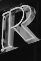 The Letter r_9 - NYC - Black & White