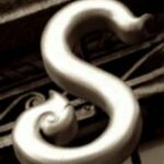 The Letter s_4 - London - Sepia Tone