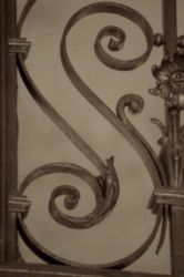 The Letter s_5 - PARIS - Sepia Tone