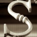 The Letter s_8 - PARIS - Sepia Tone