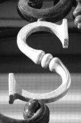 The Letter s_8 - PARIS - Black & White