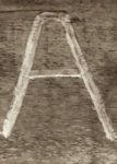 The Letter a_13 - Sepia Tone