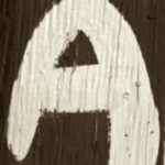 The Letter a_9 - Sepia Tone