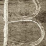The Letter b_5 - Sepia Tone