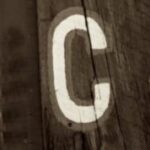 The Letter c_7 - Sepia Tone