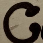 The Letter c_8 - Sepia Tone