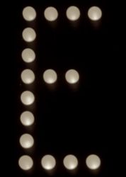 The Letter e_12 - Sepia Tone