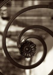 The Letter g_3 - Sepia Tone