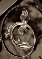 The Letter g_4 - Sepia Tone