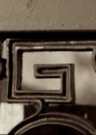 The Letter g_5 - Sepia Tone