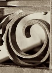 The Letter g_8 - Sepia Tone