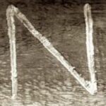 The Letter n_12 - Sepia Tone