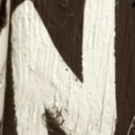 The Letter n_9 - Sepia Tone
