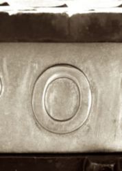 The Letter o_7 - Sepia Tone