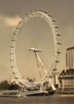 The Letter o_london - Sepia Tone