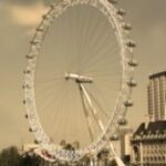 The Letter o_london - Sepia Tone