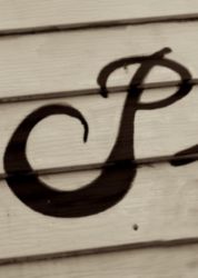 The Letter p_6 - Sepia Tone