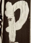 The Letter p_7 - Sepia Tone