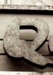 The Letter q_5 - Sepia Tone