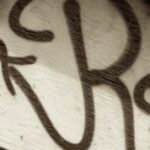 The Letter r_7 - Sepia Tone