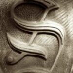 The Letter s_3 - Sepia Tone