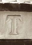 The Letter t_7 - Sepia Tone