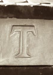 The Letter t_7 - Sepia Tone