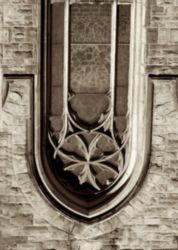 The Letter u_1 - Sepia Tone