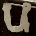 The Letter u_7 - Sepia Tone
