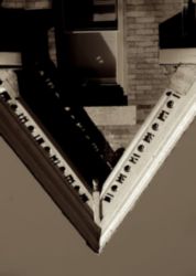 The Letter v_8 - Sepia Tone