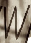 The Letter w_1 - Sepia Tone