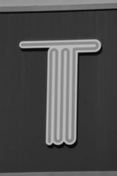 The Letter t_7 - NYC - Black & White