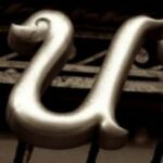 The Letter u_1 - London - Sepia Tone