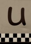 The Letter u_1 - NYC - Sepia Tone