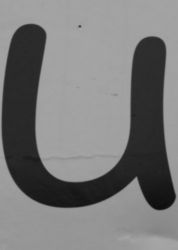 The Letter u_2 - NYC - Black & White