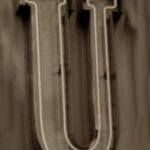 The Letter u_3 - NYC - Sepia Tone