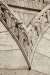 The Letter v_8 - PARIS - Sepia Tone