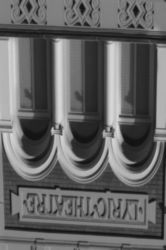 The Letter w_1 - London - Black & White