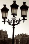 The Letter w_1 - PARIS - Sepia Tone